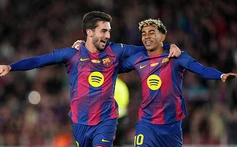 Trở lại Camp Nou sau hơn 900 ngày, Barca thắng thuyết phục khi Yamal và Lewandowski tỏa sáng