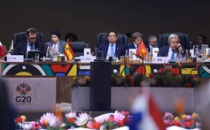 Thủ tướng Phạm Minh Chính phát biểu tại Phiên toàn thể Hội nghị Thượng đỉnh G20