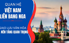 Quan hệ Việt Nam - Liên bang Nga: "Giao lưu văn hóa là nền tảng quan trọng"