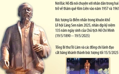 Tượng “Bác Hồ về thăm quê” - biểu tượng thiêng liêng của lòng biết ơn và sự kính trọng