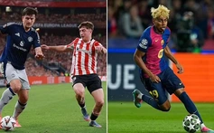 Maguire phô diễn kỹ thuật và tạt bóng siêu đỉnh, fan sửng sốt ví với Ronaldinho, Yamal