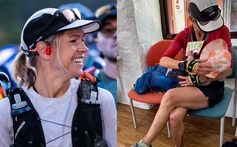 Độc lạ Marathon: Runner bỉm sữa vừa chạy vừa cho con bú vẫn vô địch 100 km Ultra Trail