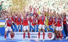 Đánh bại Barcelona, Arsenal lần thứ hai vô địch Champions League nữ