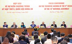 Xem xét sửa đổi, bổ sung một số điều của Hiến pháp, việc sáp nhập tỉnh tại Kỳ họp thứ 9