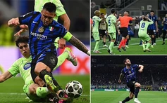TRANH CÃI: Barcelona bị thổi oan phạt đền trước Inter Milan?