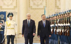Lễ đón Tổng Bí thư Tô Lâm và Phu nhân thăm cấp Nhà nước Cộng hòa Kazakhstan