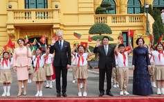 Chủ tịch nước Lương Cường chủ trì lễ đón Tổng thống Litva thăm chính thức Việt Nam