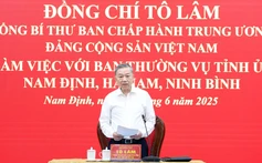 Tổng Bí thư Tô Lâm: Kiến tạo một không gian phát triển hiện đại và năng động với Ninh Bình giữ vai trò trung tâm