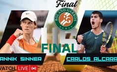 Trực tiếp Sinner vs Alcaraz (6-4, 7-6 (4), 4-6 - set 3): Alcaraz níu kéo hy vọng