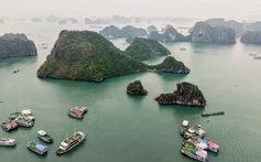 Tạm dừng toàn bộ tour du thuyền Hạ Long để tránh bão