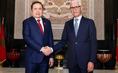 Chủ tịch Quốc hội Trần Thanh Mẫn hội đàm với Chủ tịch Hạ viện Maroc
