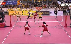 Tuyển Việt Nam giành vị trí á quân thế giới ở môn cầu mây