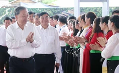 Tổng Bí Thư Tô Lâm dự Lễ khởi công Trường liên cấp Tiểu học, Trung học cơ sở xã Si Pa Phìn, tỉnh Điện Biên