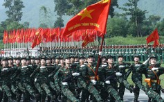 Lãnh đạo Tổng cục Chính trị Quân đội nhân dân Việt Nam thăm, kiểm tra các khối diễu binh, diễu hành A80