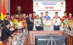 Bộ trưởng Nguyễn Văn Hùng chúc mừng Đội tuyển bóng đá U23 Việt Nam vô địch U23 Đông Nam Á