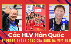 Các HLV Hàn Quốc: Bệ phóng thành công của bóng đá Việt Nam
