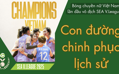 Bóng chuyền nữ Việt Nam lần đầu vô địch SEA V.League: Con đường chinh phục lịch sử