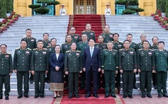 Chủ tịch nước Lương Cường tiếp Chủ nhiệm Tổng cục Chính trị Quân đội nhân dân Lào