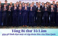 Tổng Bí thư Tô Lâm gặp gỡ lãnh đạo một số tập đoàn lớn của Hàn Quốc