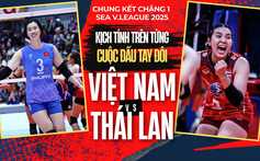 Chung kết bóng chuyền Việt Nam vs Thái Lan: Kịch tính trên từng cuộc đấu tay đôi