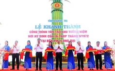 Khánh thành công trình tôn tạo Khu tưởng niệm nơi hy sinh của 16 Thanh niên xung phong