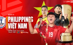 Link xem VTV5 VTV6 trực tiếp bóng đá AFF Cup 2024 hôm nay 18/12