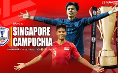 Nhận định, soi tỷ lệ Singapore vs Campuchia 18h00 hôm nay 11/12, vòng bảng AFF Cup 2024