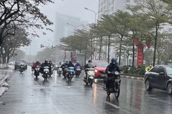 Ngày 15/4, Bắc Bộ chấm dứt hiện tượng mưa phùn, nồm ẩm