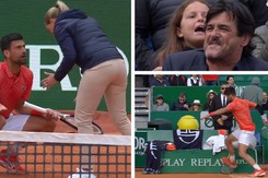 Djokovic bị loại sốc khỏi Monte Carlo Masters sau sai lầm của trọng tài, tức giận đến nỗi đạp gãy vợt