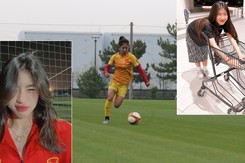 Thanh Nhã lập cú đúp giúp Việt Nam đại thắng tại Nhật Bản, khiến fan nam mê mẩn vì quá xinh