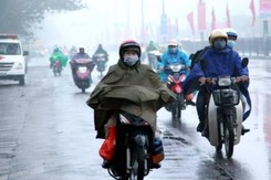 Từ đêm 24/4, không khí lạnh gây mưa tại miền Bắc