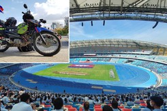 Bất ngờ CĐV hết tiền đi máy bay, vẫn có thể lái xe máy sang Campuchia cổ vũ U22 Việt Nam