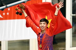 Kình ngư Huy Hoàng biểu tượng mới của đường đua xanh và khát vọng từ SEA Games