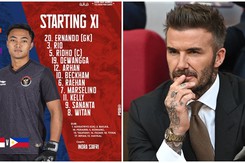 U22 Indonesia lại gây bất ngờ khi có cả Beckham đá chính ở SEA Games 32