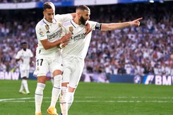 Benzema lập 3 hat-trick trong tháng Tư, Real ‘đe dọa’ Man City