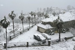 Mỹ: Lượng tuyết rơi tại California đạt mức kỷ lục
