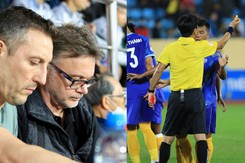 HLV Troussier đến dự khán đúng trận trọng tài Việt Nam bẻ còi và trao quả 11m đầy tranh cãi