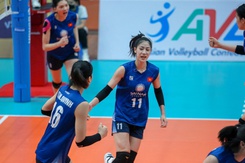 CHẤN ĐỘNG: ĐT bóng chuyền nữ Việt Nam ngược dòng đánh bại CLB Trung Quốc, vào chung kết gặp Thái Lan
