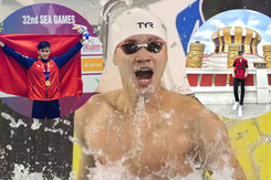 ‘Nam thần’ làng bơi Phạm Thanh Bảo, bố buôn cau, mẹ làm thuê, mơ giành huy chương Olympic