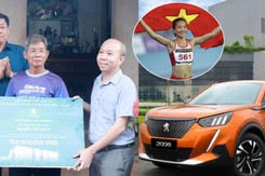 Lập kỳ tích SEA Games, Nguyễn Thị Oanh nhận mưa phần thưởng, từ xe ô tô hơn tỷ tới căn hộ 700 triệu 