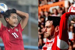 Cầu thủ Indonesia tái hiện tuyệt kĩ ném biên của sao Premier League, gây choáng váng cho U22 Việt Nam