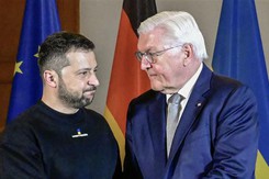 Tổng thống Đức tiếp đón nhà lãnh đạo Ukraine