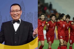 MC Lại Văn Sâm phấn khích đưa ra thông điệp đặc biệt khi Thanh Nhã và ĐT nữ Việt Nam tiếp tục đứng đầu Đông Nam Á
