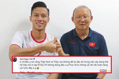 Quế Ngọc Hải bênh thầy Park sau thất bại của U22 Việt Nam tại SEA Games 32