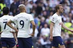 Tottenham thua ngược trong trận đấu được cho là cuối cùng của Harry Kane
