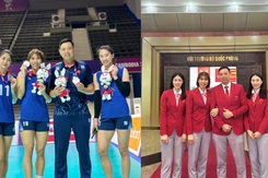 Các hot girl bóng chuyền Kiều Trinh, Nguyệt Anh được khen thưởng lớn sau khi trở về từ SEA Games