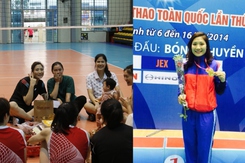 Hoa khôi bóng chuyền Phạm Thị Yến gửi lời chia tay đàn em, chụp ảnh siêu đáng yêu với con gái Phạm Thị Huệ
