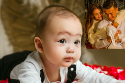 Bùi Tiến Dũng và vợ Tây siêu mẫu khoe ảnh con trai, nhận triệu lời chúc tốt đẹp