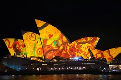 Rực rỡ lễ hội ánh sáng Vivid Sydney 2023 ở Australia