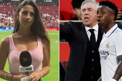 Lỡ đặt câu hỏi khó dành cho HLV Ancelotti, nữ phóng viên Tây Ban Nha xinh đẹp bị dọa... cưỡng hiếp